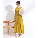 【S-LL/ひんやり】切替ラインですっきりと 1枚で着られるロングワンピース | SHOO・LA・RUE | 詳細画像12 