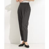 【洗濯機可】きれいめにもカジュアルにも 麻調テーパードパンツ | SHOO・LA・RUE | 詳細画像2 