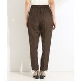 【洗濯機可】きれいめにもカジュアルにも 麻調テーパードパンツ | SHOO・LA・RUE | 詳細画像15 