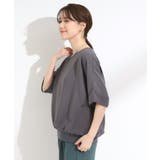 【洗濯後しわになりにくい】さらっとタッチの 5分袖ドルマンブラウス | SHOO・LA・RUE | 詳細画像14