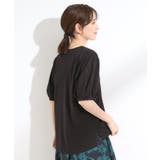 【S-LL/ひんやり/UV】スキッパーネックで女性らしい きれい見えトップス | SHOO・LA・RUE | 詳細画像6