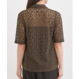 【S-LL/5分袖】大人の抜け感 襟付きレーストップス | SHOO・LA・RUE | 詳細画像11