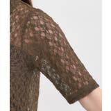 【S-LL/5分袖】大人の抜け感 襟付きレーストップス | SHOO・LA・RUE | 詳細画像13