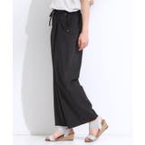 【着丈選べる/S-LL】触れる度ひんやり ゆるきれい イージーワイドパンツ | SHOO・LA・RUE | 詳細画像9 