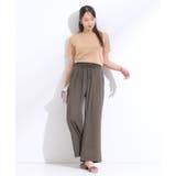 【着丈選べる/S-LL】触れる度ひんやり ゆるきれい イージーワイドパンツ | SHOO・LA・RUE | 詳細画像3 