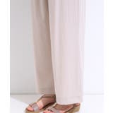 【着丈選べる/S-LL】触れる度ひんやり ゆるきれい イージーワイドパンツ | SHOO・LA・RUE | 詳細画像25 