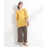 【着丈選べる/S-LL】触れる度ひんやり ゆるきれい イージーワイドパンツ | SHOO・LA・RUE | 詳細画像32 