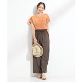 【着丈選べる/S-LL】触れる度ひんやり ゆるきれい イージーワイドパンツ | SHOO・LA・RUE | 詳細画像28 