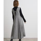 【前後2WAY】ラメツイードフレアージャンドレ | grove | 詳細画像4 