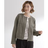 スミクロ(014) | 日常を華やかにするスエード調ブルゾン | grove