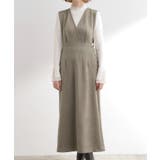 【秋から冬まで活躍】スエードライクジャンパードレス | grove | 詳細画像9 