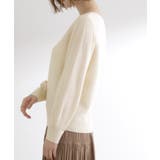 【最終お値下げ！】ガーターボートネックプルオーバー【洗える/毛玉軽減】 | grove | 詳細画像37 