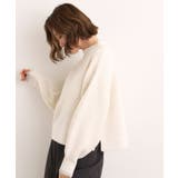 【洗える】ふんわりウール混ボトルネックニット | grove | 詳細画像2