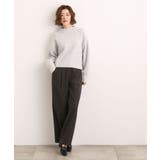 【洗える】ふんわりウール混ボトルネックニット | grove | 詳細画像7