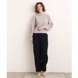 【洗える】ふんわりウール混ボトルネックニット | grove | 詳細画像11