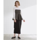 一枚でトレンド完成！体型カバーも叶うニットビスチェドッキングブラウス | grove | 詳細画像7 