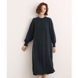 【石川梨華さん着用】一枚で華やぐ、袖布帛ケーブルニットワンピース | grove | 詳細画像14