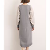 【石川梨華さん着用】一枚で華やぐ、袖布帛ケーブルニットワンピース | grove | 詳細画像20