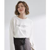 オフホワイト(003) | 【UVカット】ロゴアソートベーシックロンT | grove