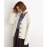 ケーブルアクセント Vネックカーディガン | grove | 詳細画像12