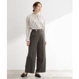 【カセット服】洗えるストレートワイドパンツ | grove | 詳細画像6 