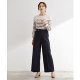 【カセット服】洗えるストレートワイドパンツ | grove | 詳細画像15 