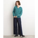 ラメフェザーヤーン オープンカラーニット | grove | 詳細画像17