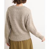 ラメフェザーヤーン オープンカラーニット | grove | 詳細画像21