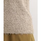 ラメフェザーヤーン オープンカラーニット | grove | 詳細画像24