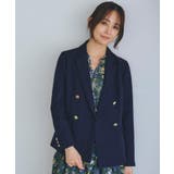 ダークネイビー(894) | 【カセット服】ダブルブレストテーラードジャケット | grove