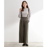 サス付きセンタープレスワイドパンツ | grove | 詳細画像20