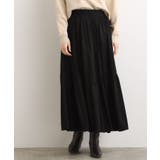 【石川梨花さん着用】スエードライク マキシティアードスカート | grove | 詳細画像2