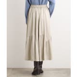 【石川梨花さん着用】スエードライク マキシティアードスカート | grove | 詳細画像17