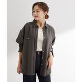 【カセット服/選べる着丈】洗濯機で洗えるオーバーシャツ | grove | 詳細画像4