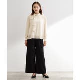 シアーストライプボウタイブラウス | grove | 詳細画像11