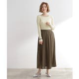 【毛玉軽減】配色ラインランダムリブニット | grove | 詳細画像3