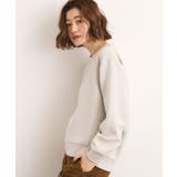 オフホワイト(003) | ダンボールコクーンシルエットプルオーバー | grove