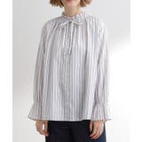 【石川梨華さん着用】フリルカラーリボンブラウス | grove | 詳細画像23