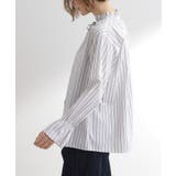 【石川梨華さん着用】フリルカラーリボンブラウス | grove | 詳細画像24