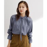 【石川梨華さん着用】フリルカラーリボンブラウス | grove | 詳細画像13