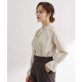 【石川梨華さん着用】フリルカラーリボンブラウス | grove | 詳細画像20