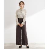 【石川梨華さん着用】フリルカラーリボンブラウス | grove | 詳細画像21