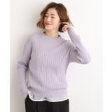 【石川梨華さん着用】ミニケーブルニット【毛玉軽減/洗える】 | grove | 詳細画像22