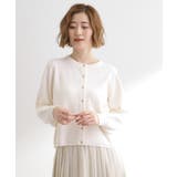 【毛玉軽減/洗える】編地切替カーディガン | grove | 詳細画像2