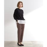 裾レイヤードニットプルオーバー | grove | 詳細画像7 