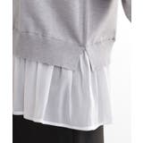 裾レイヤードニットプルオーバー | grove | 詳細画像18 