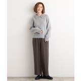 異素材ビッグカラーニット | grove | 詳細画像6