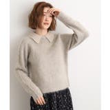 異素材ビッグカラーニット | grove | 詳細画像9