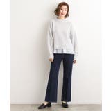 裾切替タックペプラムTシャツ | grove | 詳細画像11