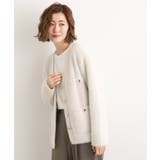 【石川梨華さん着用】軽やかフェザーで魅せる、クラシカルな主役カーディガン | grove | 詳細画像2